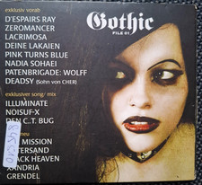 CD Gothic File 01, The Mission, Pink Turns Blue, Despairs Ray ua sehr gut 2007