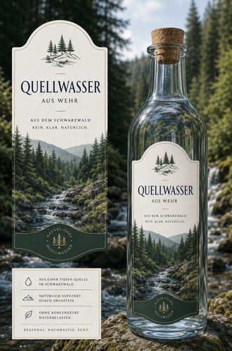 Quellwasser aus wehr - quellwasser,
