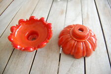 Lüsterschale, Tropfschale, koralle  für Kronleuchter Lüster Chandelier 