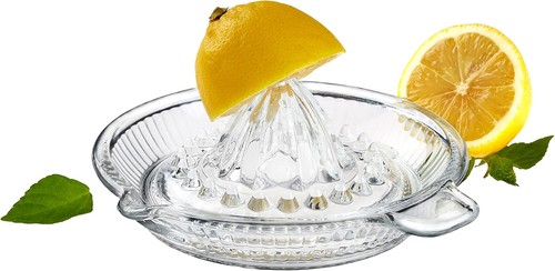 Zitronenpresse glas manuell - glas,,