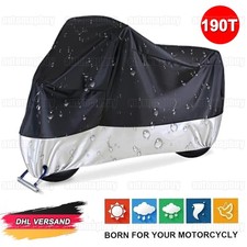 190T Motorrad Garage Abdeckplane Ganzgarage Roller Moped Abdeckung Schutzhülle