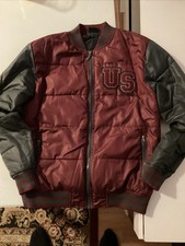Schwarz rote bomberjacke - schwarz,