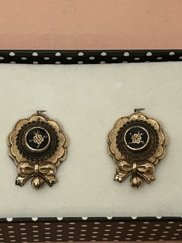 Antike biedermeier ohrringe - antike,