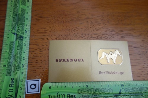 Alter aufkleber schokolade - alter,