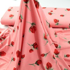 2m Rosenknospe Jersey-Stoff
