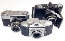 3 Bastler-Kameras: Atlas 35, Agfa Karat, Beltica - analog selten rar Defekt