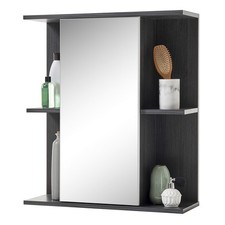 Spiegelschrank - grau - 4