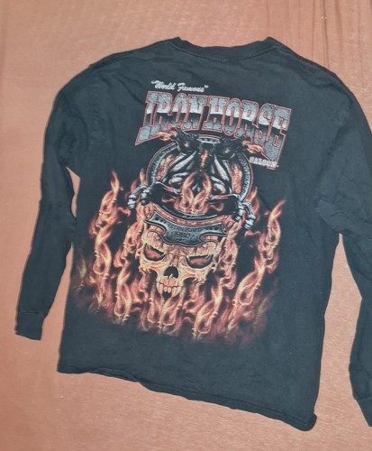 Iron horse longsleeve l - horse,