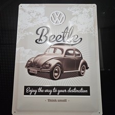 Blechschild VW Käfer - Retro
