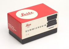 Leica Leitz Originalkarton für ein Summicron-M 1:2/35 mm aus dem Baujahr 1981