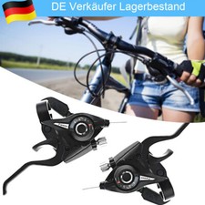 2er Fahrrad Schalthebel Altus V-Brake für Shimano 3x7-fach 21Gang Schaltung DE