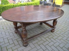Barock Klostertisch Esstisch oval Tafel Landhaus um 1780 Eiche antik Alt Nr.431
