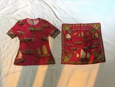Hermès Seiden Set „Jonques