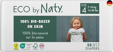 Eco by Naty Baby Öko Windeln - umweltfreundliche Premium-Bio Windeln aus 