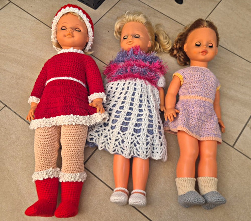 Vintage puppen konvolut - vintage-puppen-konvolut, (3