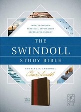 Tyndale The Swindoll Study Bible NLT, Tutone (Leather Bound)