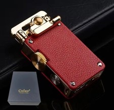 Chief Benzinfeuerzeug rot gold