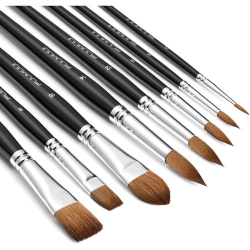 Aquarellpinselset aus