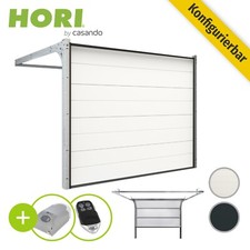 Sektionaltor Garagentor Sicke Anthrazit inkl. Motor + Handsender Rolltor Modern