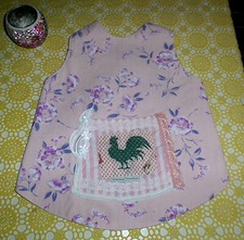 Schwedenschürze/ Pippi-Schürze/ Überkleidchen (Gr. 86 aufwärts)