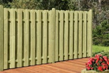 4x KOMPLETTSET Zaun 180x180 cm