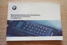 BMW 3er E46 Bedienungsanleitung Telefon Autotelefon Mobile Kommunikation 1999/00