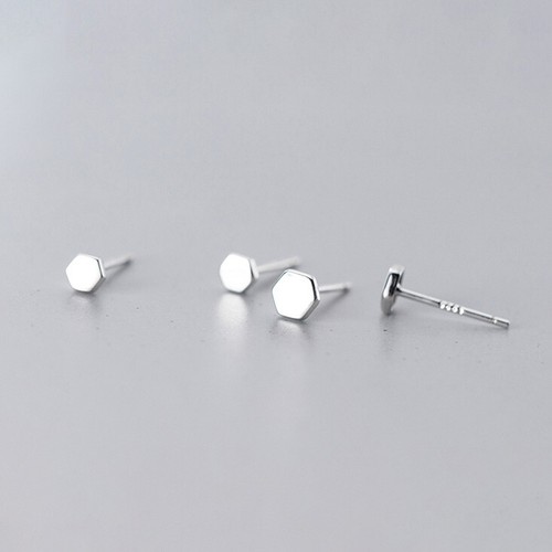 Kleine ohrstecker sechseck - kleine,