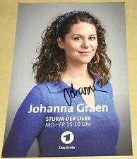 Johanna Graen Original Signierte Autogrammkarte Sturm der Liebe Autogramm #21