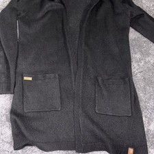 Strickjacke mit Kapuze