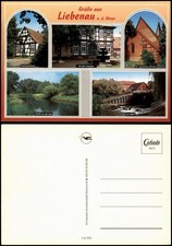 Liebenau Mehrbild-AK St.-Laurentius-Kirche An der Löwinne Fachwerkhaus 1995