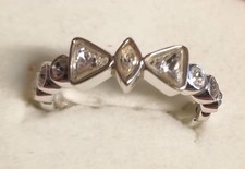 Swarovski silberner Ring mit