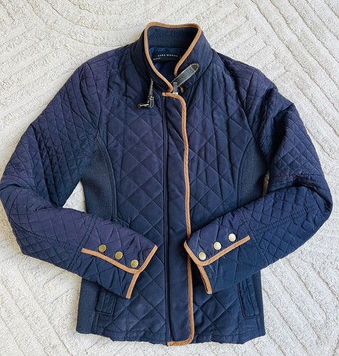 Zara steppjacke blau xs - zara,