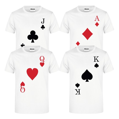 Shirt spielkarten - t-shirt, "spielkarten"