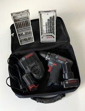 Bosch Professional Akkuschrauber GSR 10,8V Set mit Bit & Bohrer