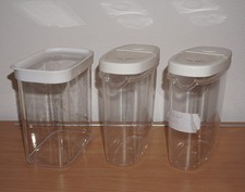 Vorratsdosen / Vorratsbehälter - Transparent/Weiß - Emsa Optima + IKEA