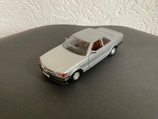 Burago Mercedes 500 SEC silber Modell Auto Maßstab 1:26 -unbespielt- TOP Zustand