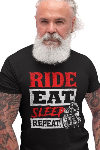 Biker shirt repeat - biker,