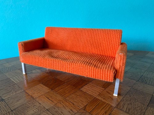 Sofa orange bodo hennig 70er - sofa,