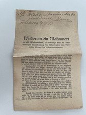 1903 Flugblatt Schwanteshagen