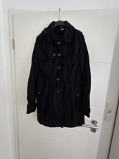 toller H&M Divided Trenchcoat, Sommermantel,  schwarz, Basic, Damen, Gr. 40