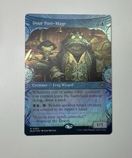 MTG Magic Bloomburrow Four Port-Mage / Mürrischer Hafenmeister Showcase NM Foil