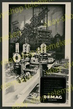 Reklame DEMAG Duisburg Stahl Hochofen Zeche Kohle Förderturm Montan Holland 1942