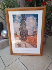 Wunderschönes Grosses Bild im Holzrahmen Vincent Van Gogh 77 x 57 cm