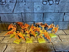 Eight Dark Elf Winged Harpies