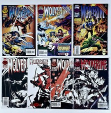 7x Marvel X-MEN Comics WOLVERINE 103-109 (1996/97) us Z1 Superhero Claw Action