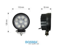 Bosma LED Arbeits Zusatz Lampe Leuchte Spot 12/24V für Jeep Stapler Traktor Boot