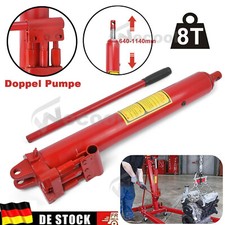 Kran Hydraulik Zylinder mit Doppel Hub Pumpe 640-1140mm Teleskopzylinder bis 8T