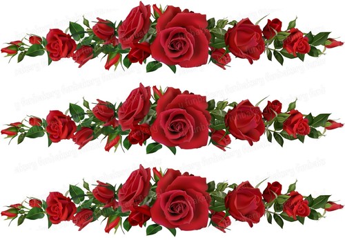 Blumen rosen tortenband - rosen,