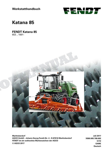 Fendt katana feldhacksler - fendt,