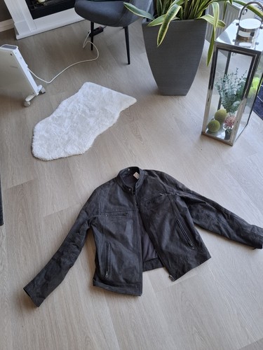 Original echt leder jacke - leder,
